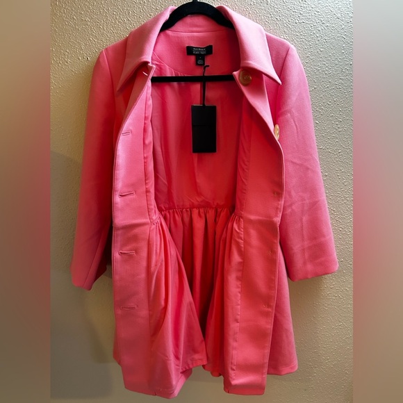 Halogen Pink Peplum Topper Jacket with A-line Silhouette - Picture 5 of 6